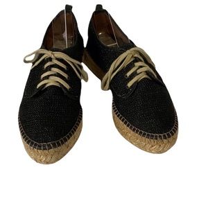 GAIMO SHIMMER LACED ESPADRILLES